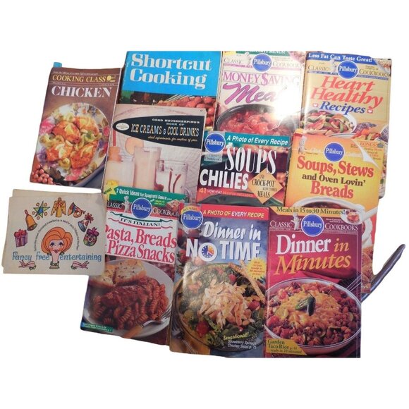 Pillsbury & Good Housekeeping Cookbooks Dinner Desserts & Healthy Recipes - Picture 1 of 7
